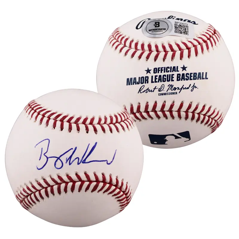 Marlins Ryan Weathers Authentic Signed OML Baseball Autographed BAS #BP33073