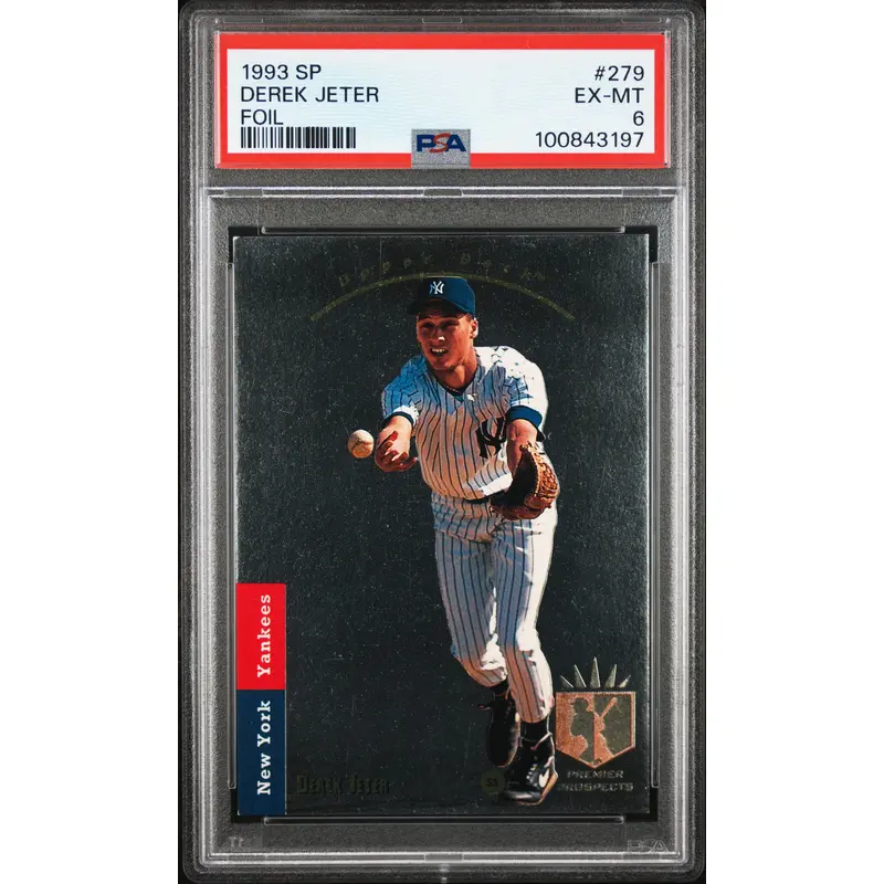 Derek Jeter 1993 Upper Deck SP Rookie #279 PSA 6 Ex-Mt 3197