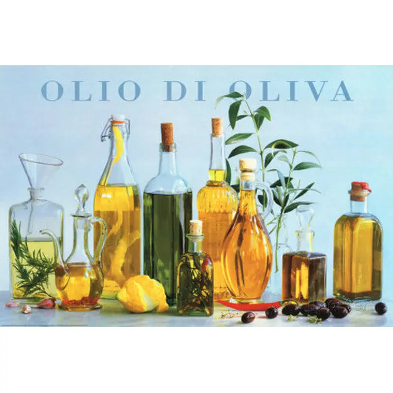 Olio di Oliva (Olive Oil) Kitchen Restaurant Food Poster - Studio B Posters