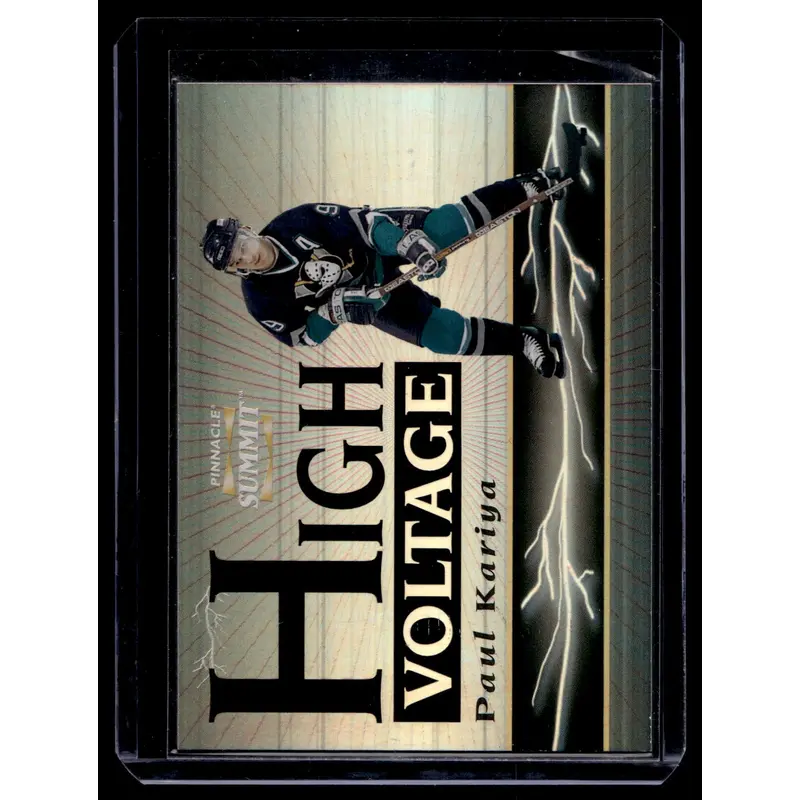 1996-97 Pinnacle Summit - High Voltage - Paul Kariya #3 /1500