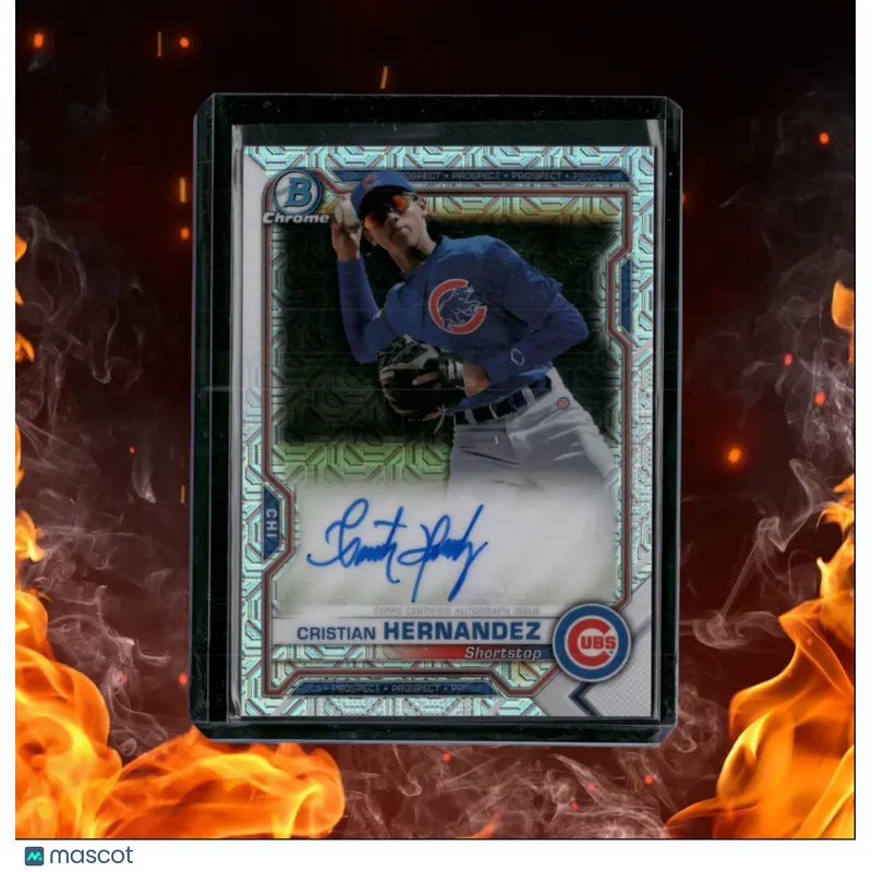 2021 Bowman Chrome Cristian Hernandez Prospect Mega Box Auto #CPA-CH