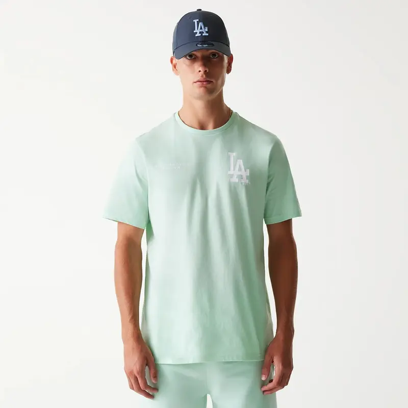 LA Dodgers MLB Arch Graphic Pastel Green T-Shirt