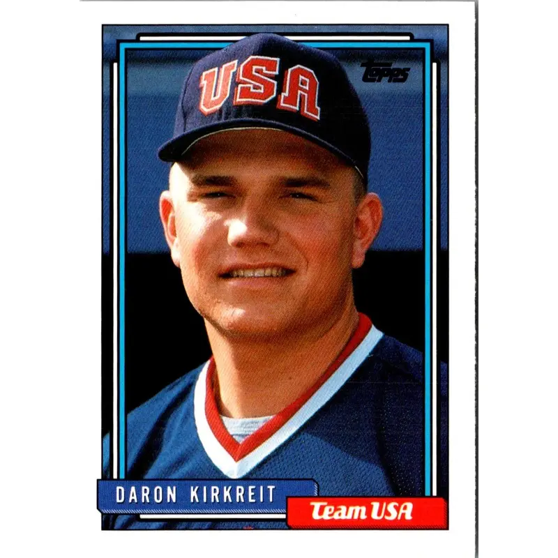 1992 Topps Traded Daron Kirkreit #60T Rookie