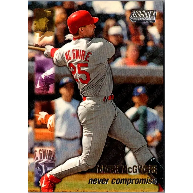 1999 Stadium Club Never Compromise Mark McGwire #NC1