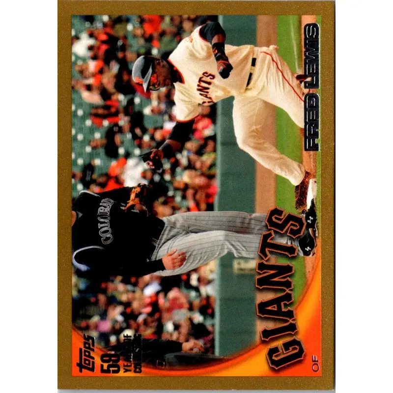 2010 Topps Gold Fred Lewis #545 0561/2010