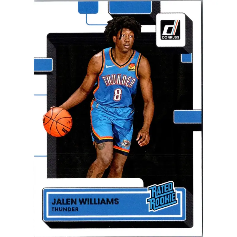 2022 Donruss Rated Rookies Jalen Williams #212
