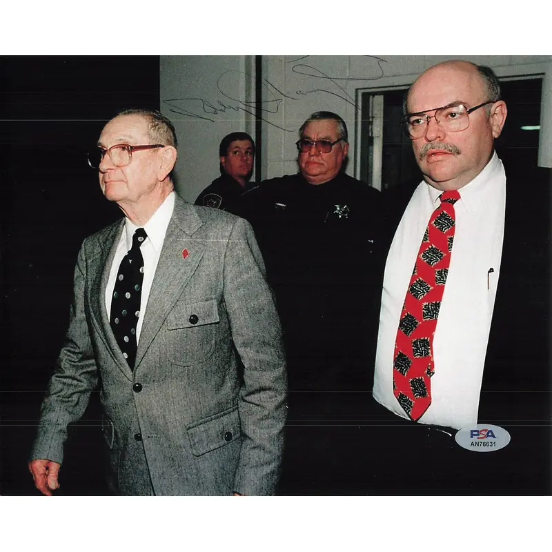 Bobby Delaughter signed 8x10 photo PSA/DNA Autographed Lawyer