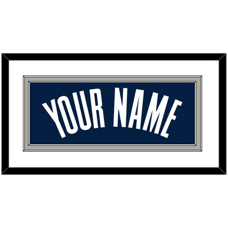 Georgetown Basketball Name - Road Blue (1994-1996) - Double Mat 1