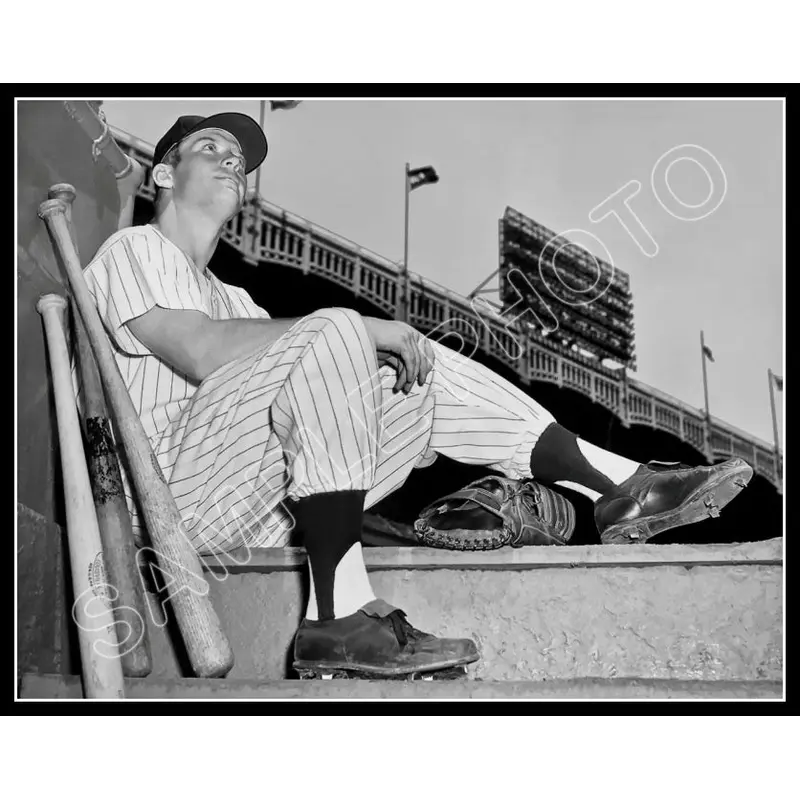 Mickey Mantle 11X14 Photo - 1953 New York Yankees - 510