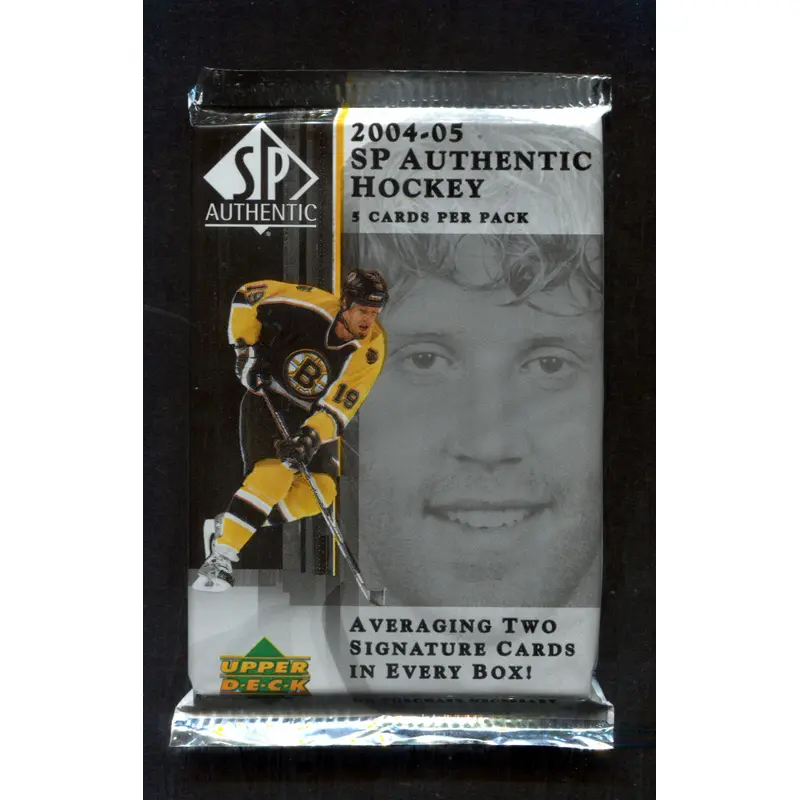 2004/05 Upper Deck SP Authentic Hockey Unopened Pack (5)