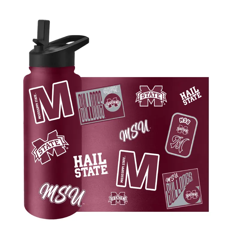 Mississippi State 34oz Dreamweave Quencher Bottle
