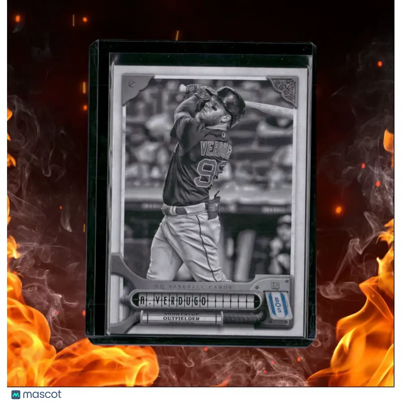 2022 Topps Gypsy Queen Alex Verdugo Black and White 10/50 #172