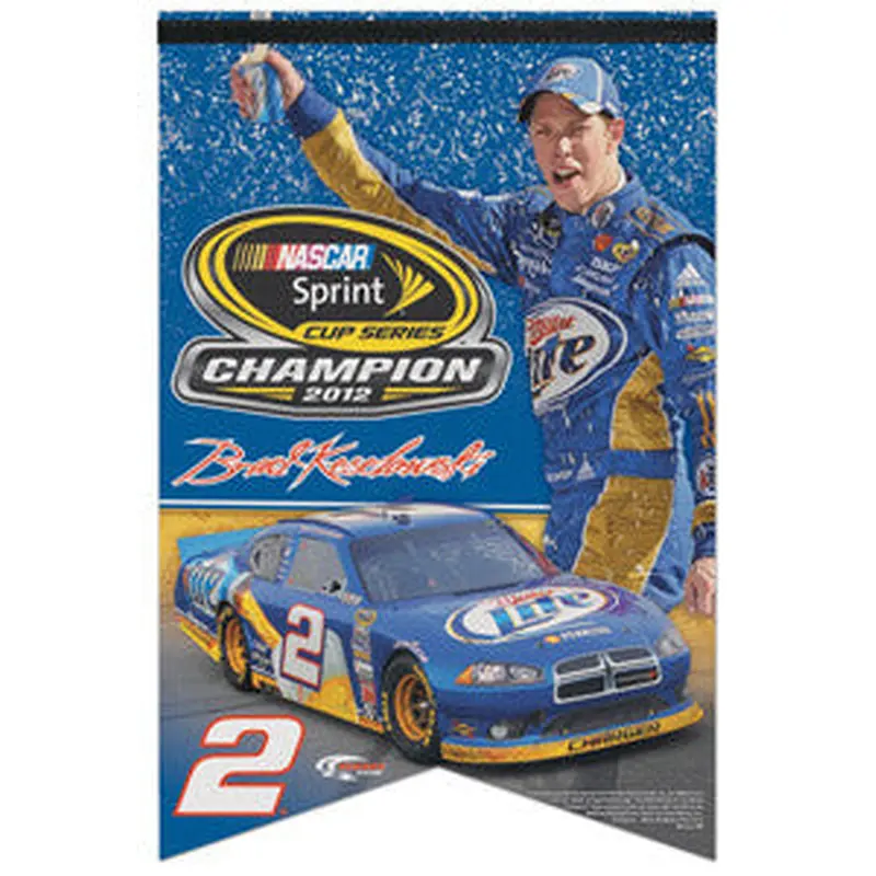 Brad Keselowski "Celebration" 2012 NASCAR Sprint Cup Champ Commemorative Banner