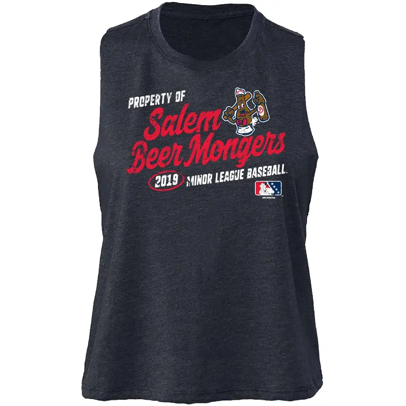 Salem Red Sox BeerMongers Crop Racerback Tank Top