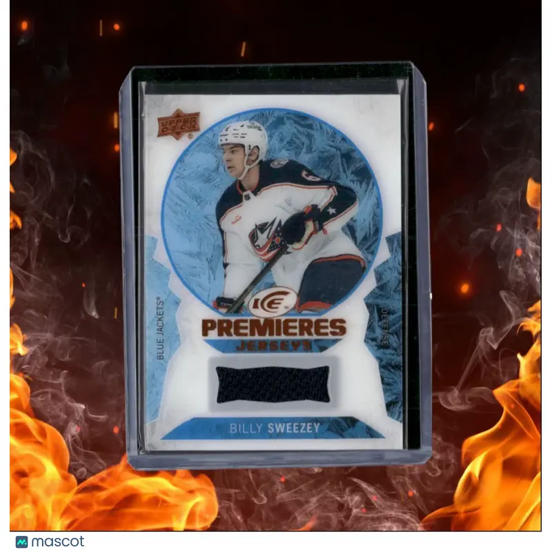 2023-24 Upper Deck Ice Bill Sweezey Ice Premieres Jersey Rookie #IPJ-BS