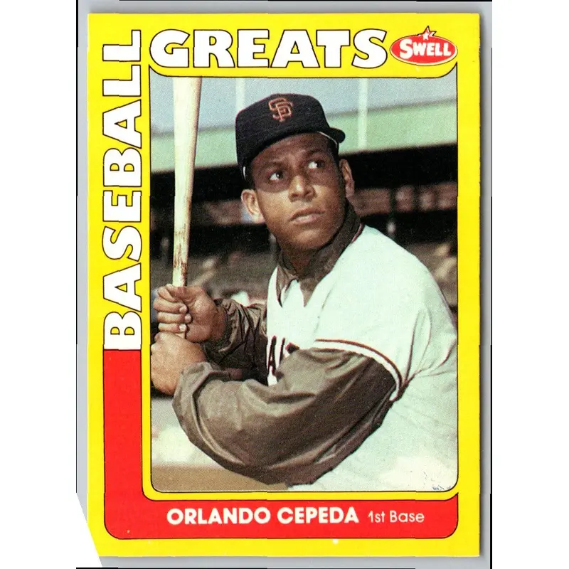1991 Swell Baseball Greats Orlando Cepeda #105