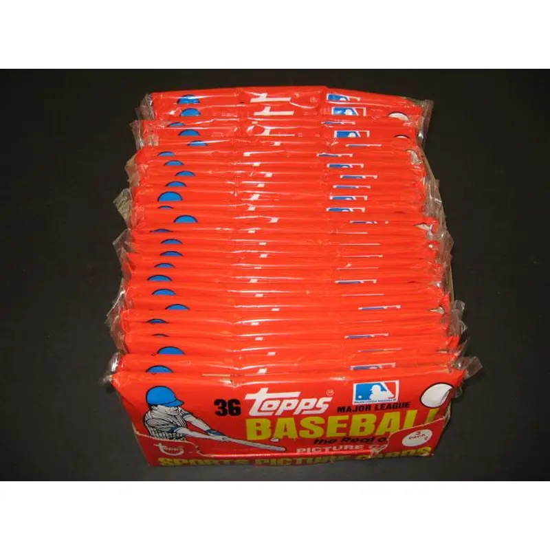1983 Topps Baseball Unopened Grocery Rack Pack Box