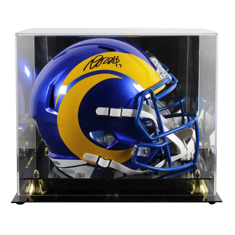 Rams Davante Adams Signed Full Size Speed Rep Helmet W/ Case BAS Witnessed