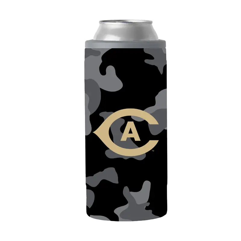 UC Davis Black Camo 12oz Slim Can Coolie