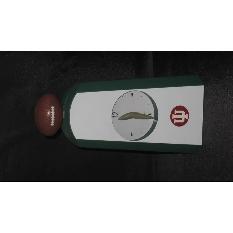Indiana University Football Quartz Battery Operated Desk Clock