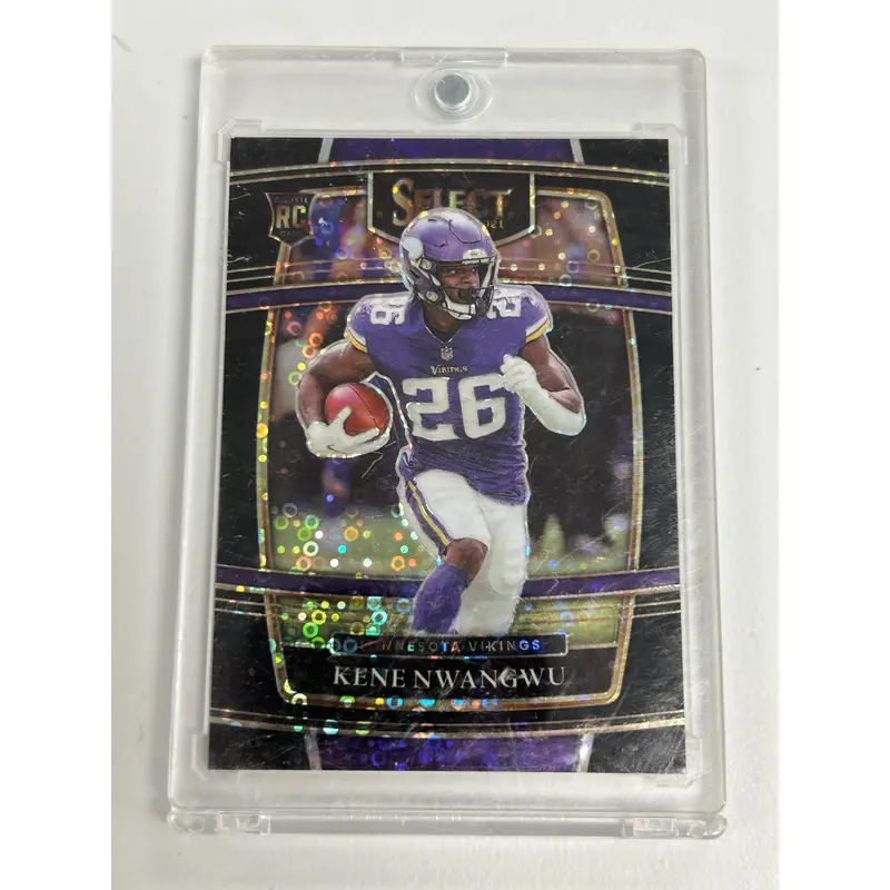 Kene Nwangwu 2021 Panini Select #74 Black Disco #1/1