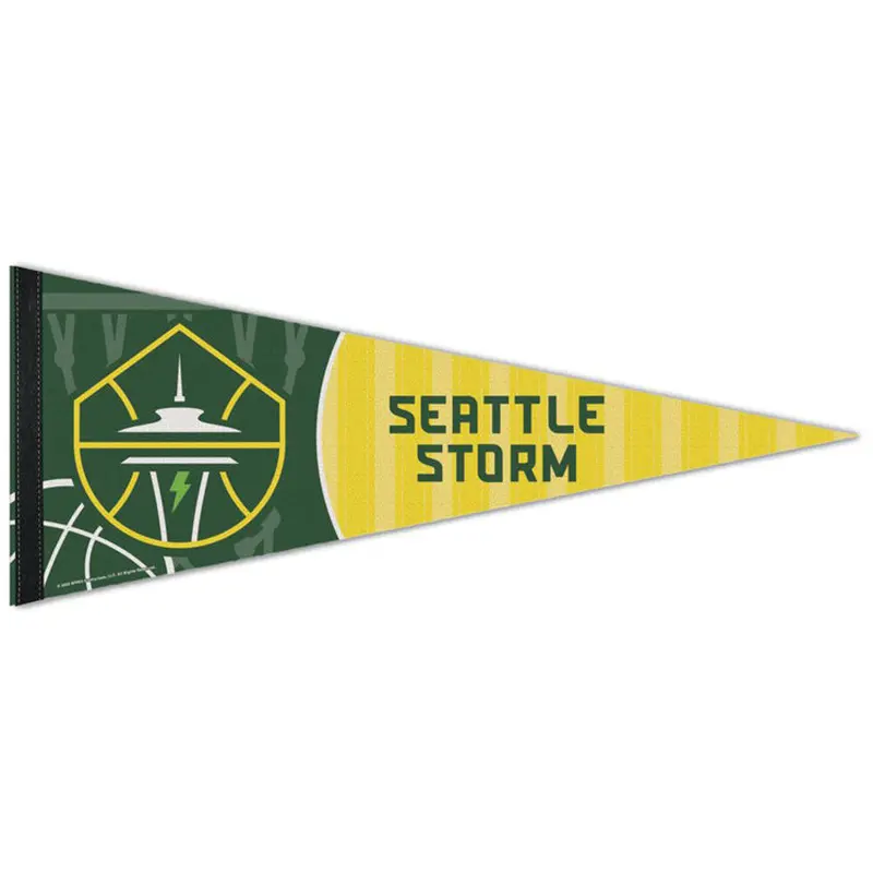 Seattle Storm Official WNBA Basketball Team Premium Felt Pennant - Wincraft