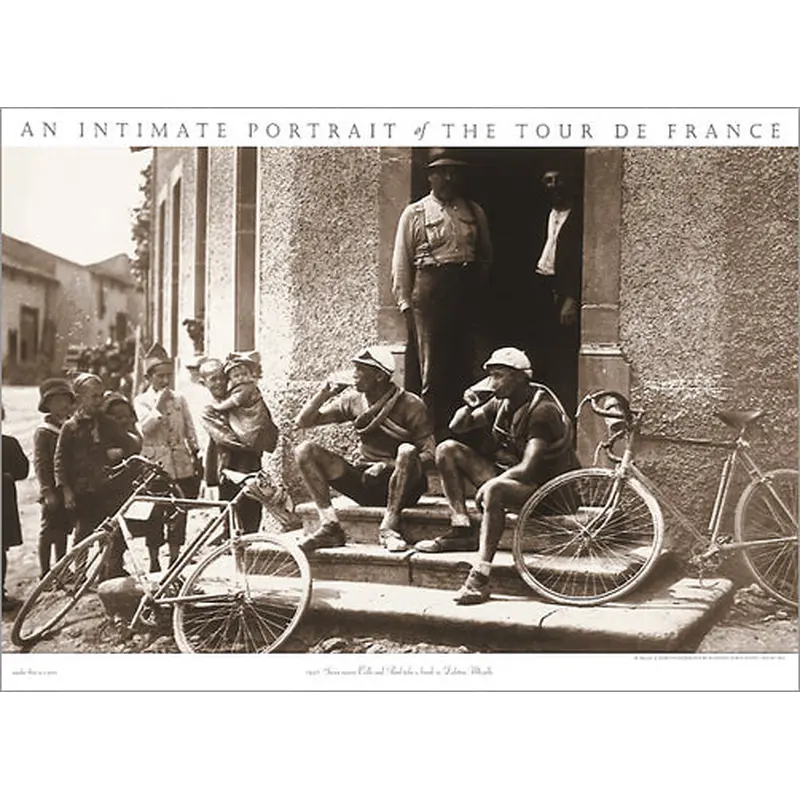Vintage Tour de France "Swiss Racers" (Beer Break) Cycling Poster Print - Presse 'e Sport