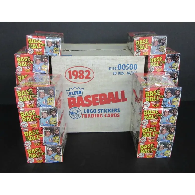 1982 Fleer Baseball Unopened Wax Case (20 Box) (BBCE)