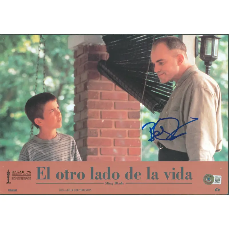 Billy Bob Thornton Sling Blade Authentic Signed 9x13 Photo BAS #BG83250