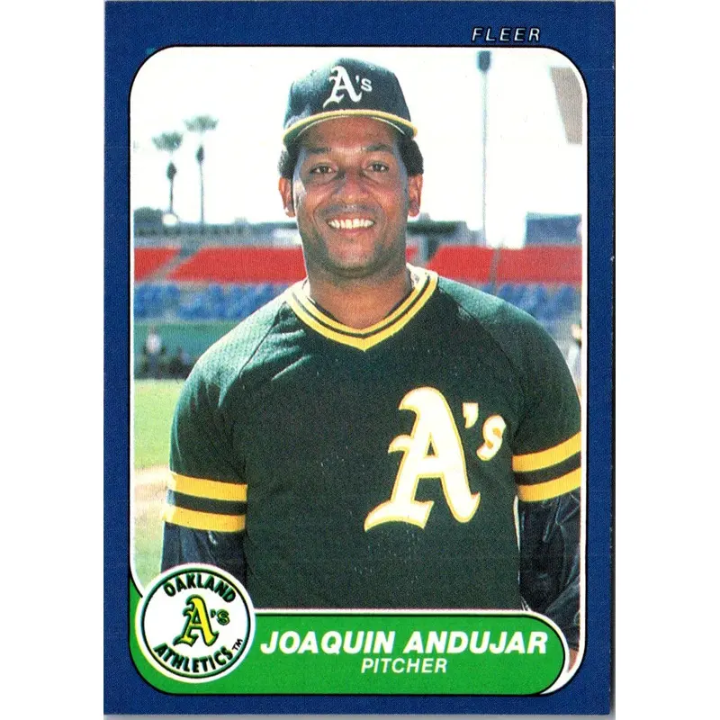 1986 Fleer Update Joaquin Andujar #U-4