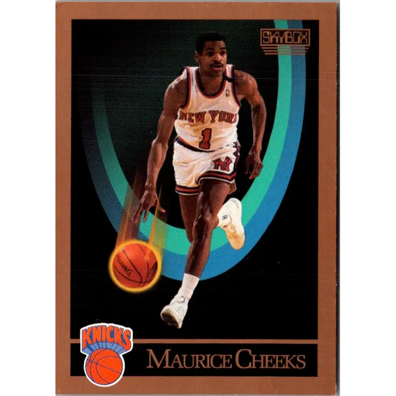 1990 SkyBox Maurice Cheeks #186