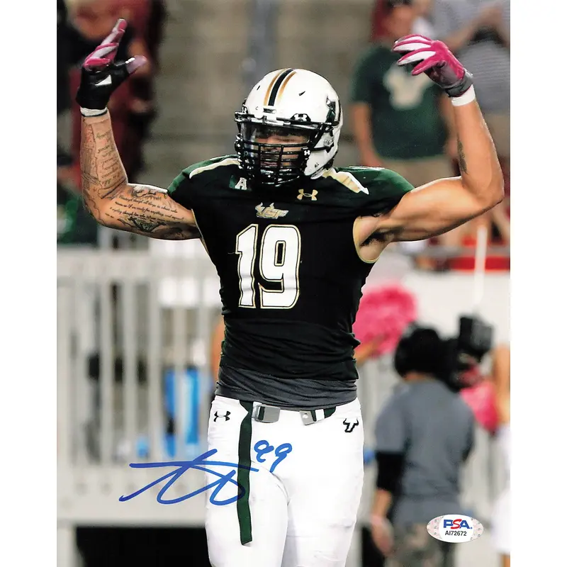 AARON LYNCH signed 8x10 photo PSA/DNA South Florida Bulls  Autographed