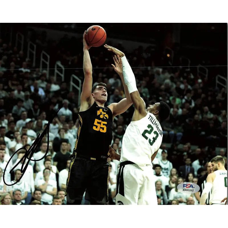 LUKA GARZA signed 8x10 photo PSA/DNA Autographed Iowa Hawkeyes