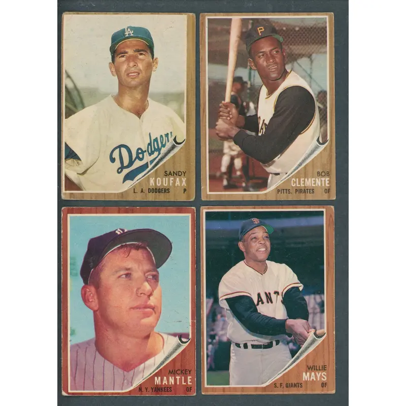 1962 Topps Baseball Complete Set (598) VG VG/EX (22-008)