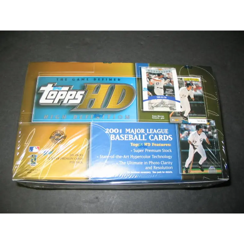 2001 Topps HD High Definition Baseball Box (HTA)