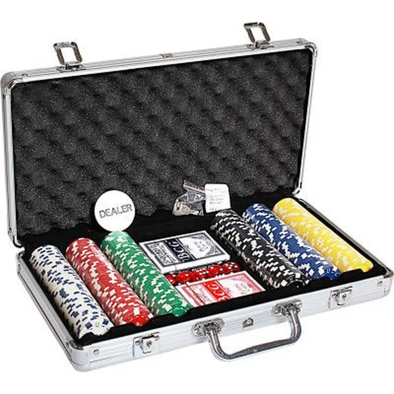 Aces Poker Chip Set ( 300Pcs ) 9Ball India | Kibi Sports