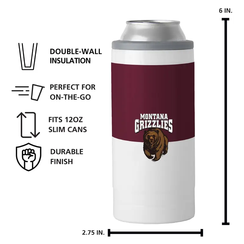 Montana 12oz Colorblock Slim Can Coolie