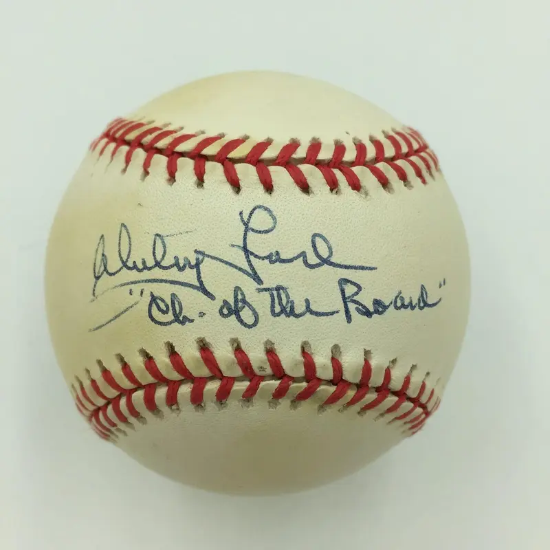 Rare Whitey Ford "Chairman Of The Board" Signed Inscribed Baseball JSA COA