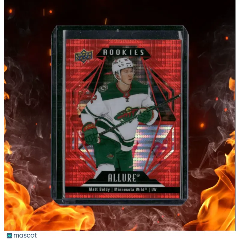 2022-23 Upper Deck Allure Matt Boldy Red Rainbow Rookie #114