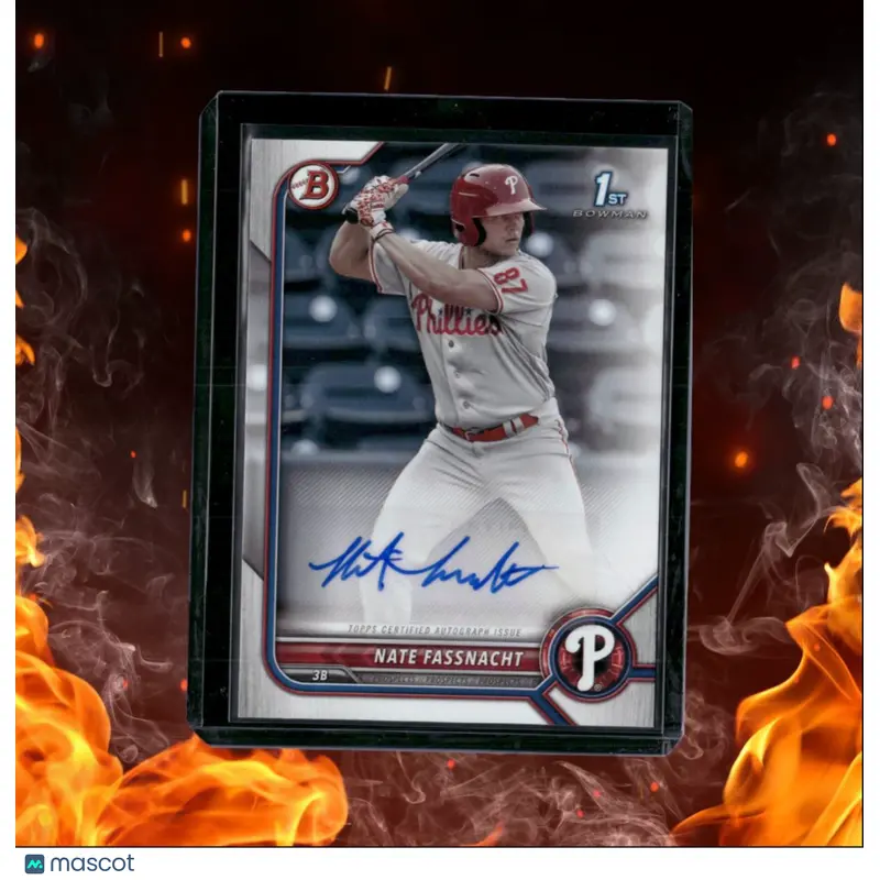 2022 Bowman Nate Fassnacht 1st Prospect Auto #PPA-NF