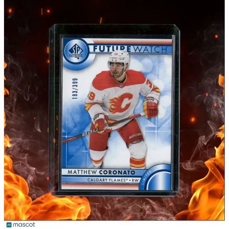 2023-24 SP Authentic Matthew Coronato Future Watch Limited Blue Rookie 183/399