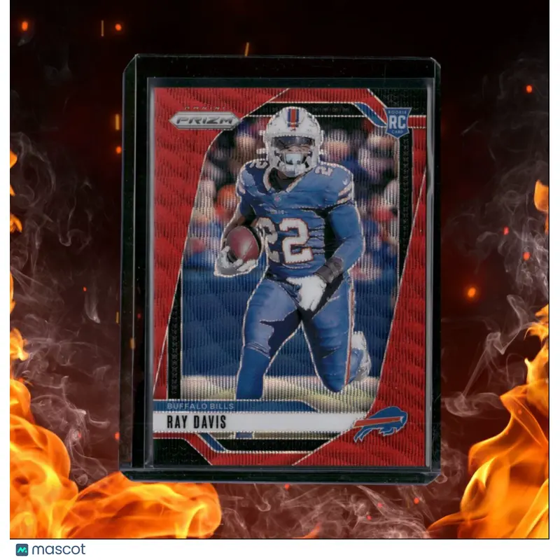 2024 Panini Prizm Ray Davis Red Wave Prizm Rookie 075/149 #131