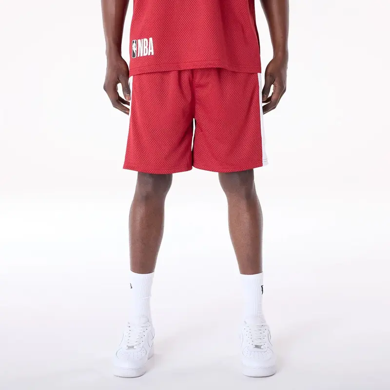 Miami Heat NBA Graphic Dark Red Mesh Shorts