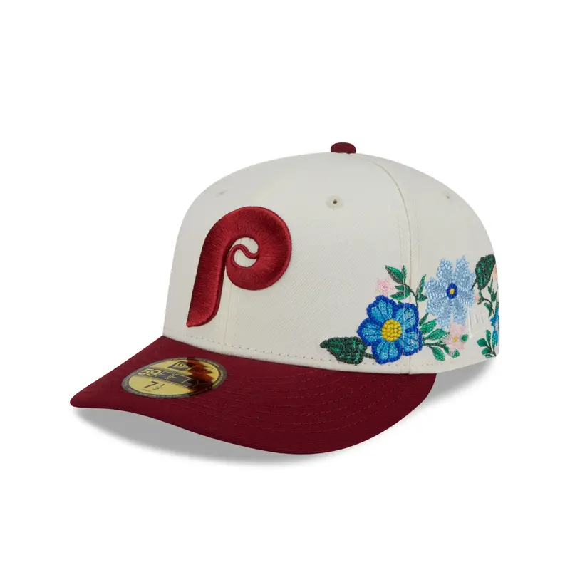 New Era - 59FIFTY Fitted Cap - Philadelphia Phillies - TONAL FLORAL - Chrome
