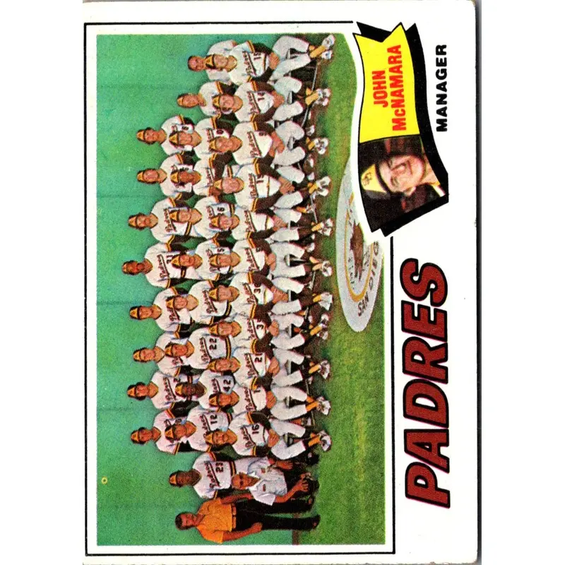 1977 Topps San Diego Padres - John McNamara #134