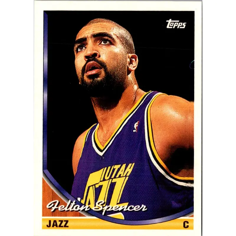 1993 Topps Felton Spencer #317