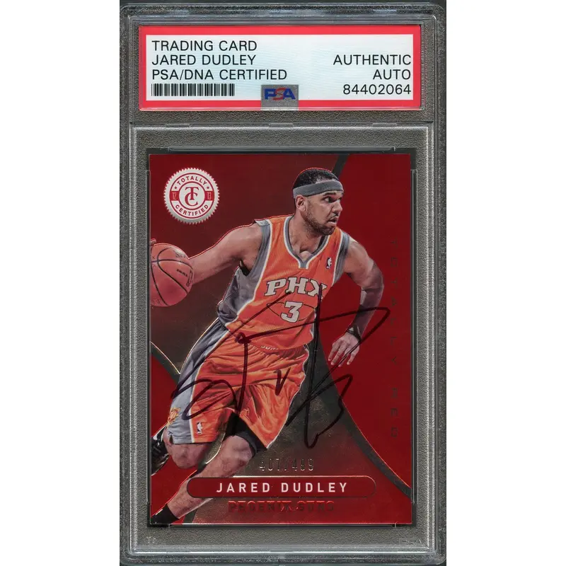 2012-13 Totally Certified #257 Jared Dudley Signed Card AUTO PSA Slabbed Suns