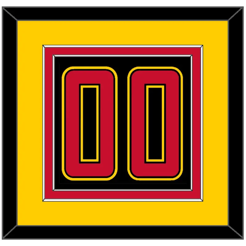 Maryland Basketball Number - Road Black (2013-2015) - Double Mat 5
