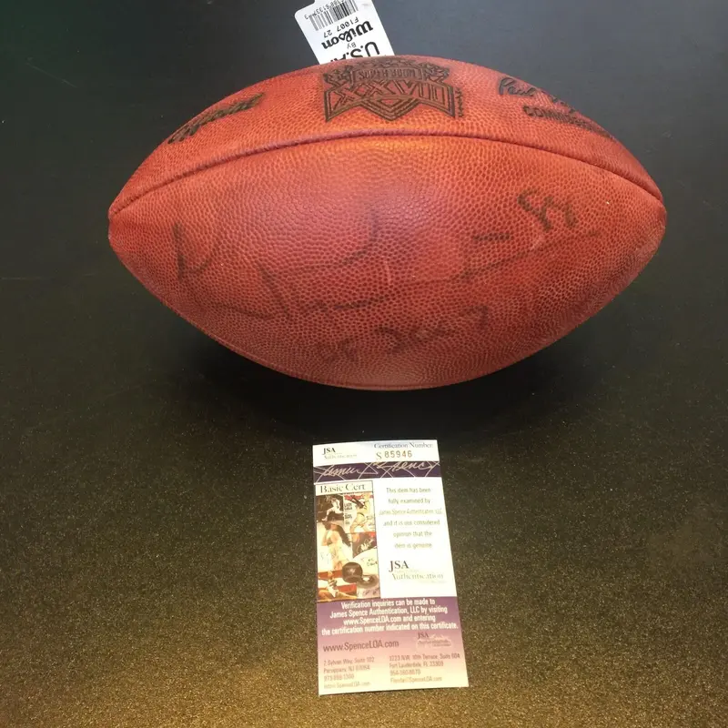 Michael Irvin "HOF 2007" Signed Official Wilson NFL Football With JSA COA