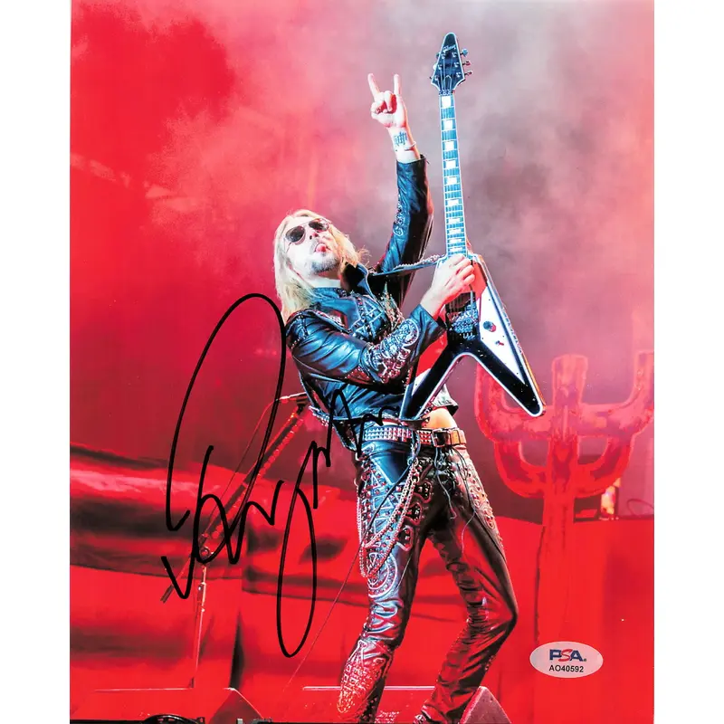 Richie Faulkner of Judas Priest signed 8x10 photo PSA/DNA Autographed